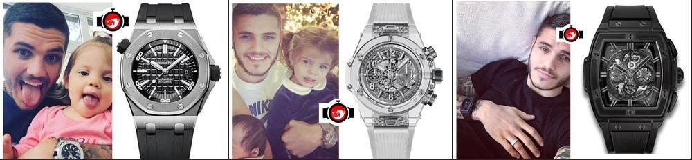 Inside Mauro Icardi's Impressive Watch Collection: Audemars Piguet and Hublot